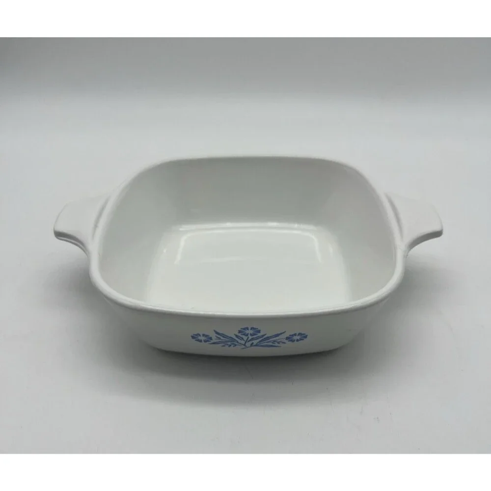 CorningWare Blue Corn Flower Petit Baking Dishes, Set Of 2 P-41-B